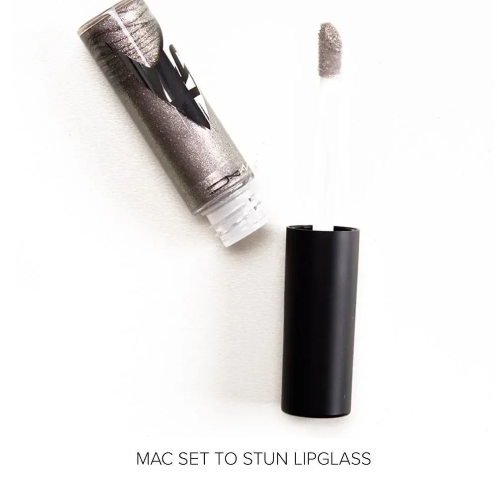 MAC Shimmery Silver Lip Gloss new